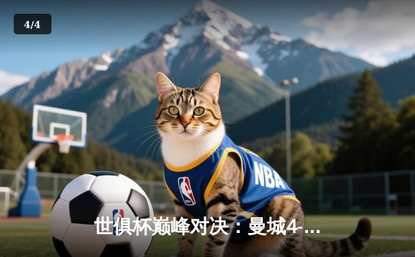 世俱杯巅峰对决：曼城4-0横扫弗鲁米嫩塞，首度加冕世界冠军 - 4